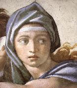 Michelangelo Buonarroti The Delphic Sibyl oil painting